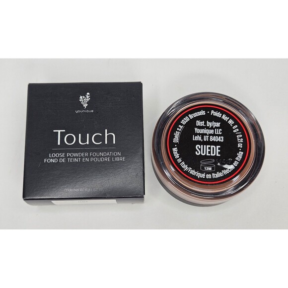 New Younique Touch Loose Powder Foundation Suede .32oz New in Box - Picture 1 of 7